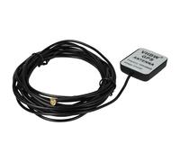 vhbw GPS Antenna compatible with Garmin Streetpilot-I3, Streetpilot-I2 Car Sat Nav with MCX Connector - Magnetic Base, 5 m Black