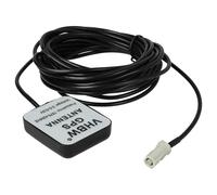 vhbw GPS Antenna compatible with JVC KW-NT30, KW-NT3 Car Sat Nav with AVIC Connector - Magnetic Base, 5 m Black