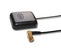 vhbw GPS Antenna compatible with Tele Type Satellite v2.0 Car Sat Nav with SMA Connector - Magnetic Base, 5 m Black