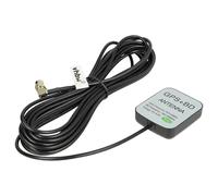 vhbw GPS Antenna for Car Sat Nav with SMA Connector - Magnetic Base, 5 m Black