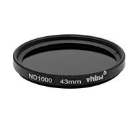 vhbw Grey Neutral Density Filter ND1000 43mm for Digital Camera, Analogue Camera