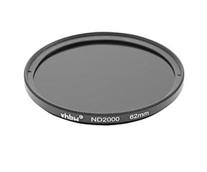 vhbw Grey Neutral Density Filter ND2000 62mm for Digital Camera, Analogue Camera