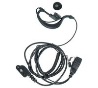 vhbw Headset earpiece compatible with Yaesu Vertex VX-230, VX-146, VX-140, VX-180, VX-130, VX-231, VX-160, VX-210A Radio Walkie Talkie