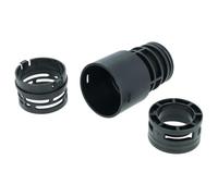 vhbw Hose End Connector Fitting Adapter Compatible with Kärcher T 7/1, T 10/1, T 15/1, T12/1, T17/1 Vacuum Cleaner, Hose, Black