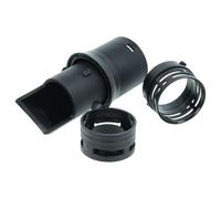 vhbw Hose End Connector Fitting Adapter Replacement for Taski 30030-24 for Vacuum Cleaner, Hose, Black