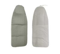 vhbw Ironing Board Cover 120-125 x 40 cm - easy attachment, high air permeability for time-saving ironing