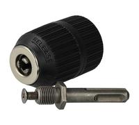 vhbw Keyless Chuck Replacement for Hikoki 711099, 8717574023657 for Cordless Drills, Black