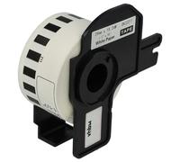 vhbw Label Roll with Holder 29mm x 15.24m (1 Label) Compatible with Brother PT QL-1050, QL1050N Label Maker - Premium White
