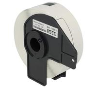 vhbw Label Roll with Holder 29mm x 90mm (400 Label) Compatible with Brother PT QL-710W, QL-700, QL-710 Label Maker White