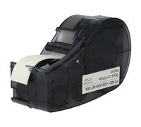 vhbw Label Tape Compatible with Brady BMP21-LAB, BMP21 Plus, IDPAL, LABPAL Label Printer 12.7mm Black on White, Nylon