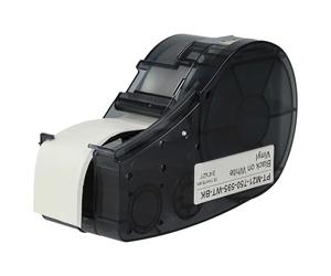 vhbw Label Tape Compatible with Brady BMP21-LAB, IDPAL, M210, LABPAL, BMP21 Plus Label Printer 6.4m x 19.05 mm, Black on White, Vinyl
