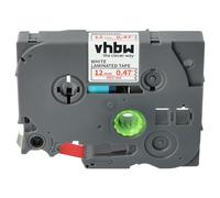 vhbw Label Tape Compatible with Brother PT 1280, 1250S, 1250VP, 1250VPS, 1260, 1260VP, 1280BT Label Printer 8m x 12 mm, Red on White