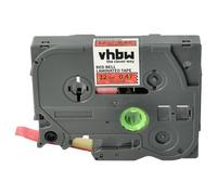 vhbw Label Tape Compatible with Brother PT 50 Years, 540, 520, 530 Label Printer 8m x 12 mm, Gold on Red (Bell Pattern), Laminated