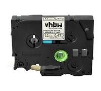 vhbw Label Tape Compatible with Brother PT PT-1230PC, PT-1250, PT-1200S Label Printer 5m x 12 mm, Gold on Premium White, Laminated