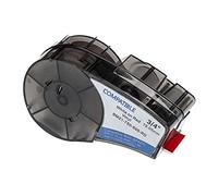 vhbw Label Tape Replacement for Brady M21-750-595-RD for Label Printer 6.4m x 19.05 mm, White on Red, Plastic