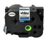 vhbw Label Tape Replacement for Brother HGES561, AHe-S561, HGE-S561 for Label Printer 8m x 36 mm, Black on Blue, Plastic, Extra Strong