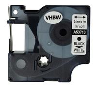 vhbw Label Tape Replacement for Dymo 53713, D1 for Label Printer 24mm Black on White