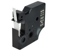 vhbw Label Tape Replacement for Dymo D1, 43621 for Label Printer 7m x 6 mm, White on Black