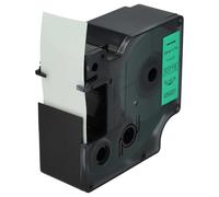 vhbw Label Tape Replacement for Dymo D1, 53719 for Label Printer 7m x 24 mm, Black on Green