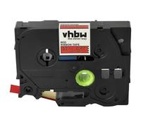 vhbw Label Tape Textile Compatible with Brother PT 1200P, 1200, 11Q, 1170, 1170S, 1180, 1180HK, 1190 Label Printer 4m x 12 mm, Gold on Red