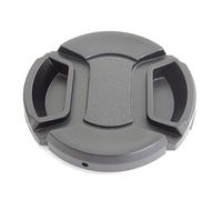 vhbw Lens Cap 43 mm compatible with Zeiss Planar T* 2/50 ZM Camera, DSLR - Plastic, Black, with Inner Handle