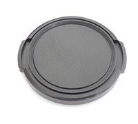 vhbw Lens Cap 49 mm Compatible with Sony E 18-55 mm 3.5-5.6 OSS (SEL1855) Camera - Plastic Black with Side Grip