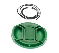 vhbw Lens Cap 49 mm for Camera Lens by SONY E 50 mm F1.8 (SEL-50 °F18) Green Plastic.