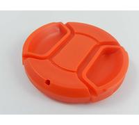 vhbw Lens Cap 49 mm Snap on inner grip red for Camera Sony E 30 mm 3.5 Macro (30 M35/E 35 mm 1.8 OSS, E 50 mm F1.8 (SEL-50 °F18).