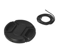 vhbw Lens Cap 52 mm compatible with Voigtländer Nokton 25 mm F0,95 Camera, DSLR - Plastic, Black, with Inner Handle