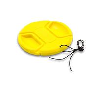 vhbw lens cap compatible with Sigma 20 mm 1.8 EX DG DF RF Asp, 24-105 mm F4 DG OS HSM Art Camera - Plastic, yellow, 82mm