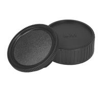 vhbw Lens Cap Set compatible with Leica M Camera - Rear Lens and Housing Protector Black