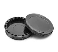 vhbw Lens Cap Set compatible with Nikon Z6, Z7 Camera - Rear Lens and Housing Protector, black