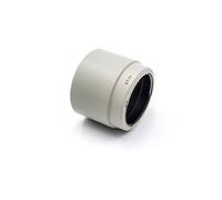 vhbw Lens Hood compatible with Canon EF 70-200mm F4 L USM, EF 70-200mm F4 L IS USM 67mm Lens Grey White, plastic, Round, 10 cm