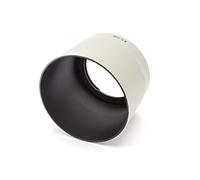vhbw Lens Hood compatible with Canon EF 70-300mm f/4-5.6L IS USM - Lens Shade, Grey, White, plastic, Round