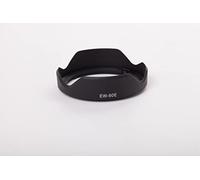 vhbw Lens Hood compatible with Canon EF-M 11-22mm f/4-5.6 IS STM 55mm Lens Black, plastic, tulip-shaped, 7.6 cm