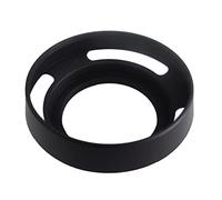 vhbw Lens Hood compatible with Lenses with 43 mm Internal Thread - Lens Shade, Black, metal, Round