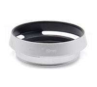 vhbw Lens Hood compatible with Lenses with 52mm Internal Thread - Lens Shade, silver, metal, Round