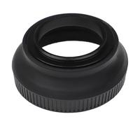 vhbw Lens Hood compatible with Nikon 1 Nikkor VR 10-30mm f/3.5-5.6 - Wide-Angle Lens Shade, Matt Black, Rubber, Round