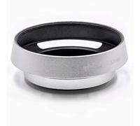 vhbw Lens Hood compatible with Olympus M.Zuiko Digital 17mm f2.8 Lens 37mm Lens Silver, Metal, Round, 5.8 cm