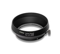vhbw Lens Hood compatible with Olympus M. Zuiko Digital ED 1:1.8/17mm 46mm Lens 46 mm Lens - Lens Shade Black, Metal, Round - Replacement for LH-48B