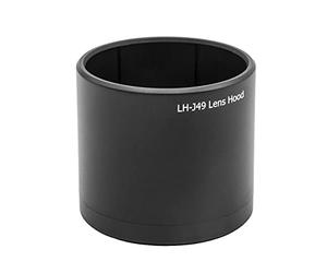 vhbw Lens Hood compatible with Olympus M.Zuiko Digital ED 60mm F2.8 Macro 46mm Lens Black, plastic, Round, 6.1 cm