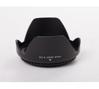 vhbw lens hood compatible with Sigma 18-125 mm 3.8-5.6 DC OS HSM, 18-50 mm F2.8-4.5 DC OS HSM lenses - plastic lens shade black 67mm