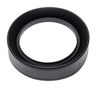 vhbw Lens Hood for 82mm Lens - Foldable Lens Shade, with Filter Thread, Black, Rubber, Round, 27-56 cm