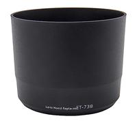 vhbw Lens Hood Replacement for Canon ET-73B for Lenses with 67mm Internal Thread - Lens Shade, plastic, Black