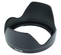 vhbw Lens Hood Replacement for Canon EW-78E for 72mm Lens Black, plastic, tulip-shaped, 10.3 cm