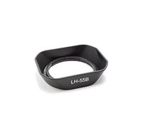 vhbw plastic lens hood 52mm black for lens replaces Olympus LH-55B