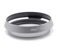 vhbw Lens Hood Suitable for Olympus 50-200 mm 2.8-3.5 SWD (EZ-5020-2) Camera Lens Metal 67 mm Silver
