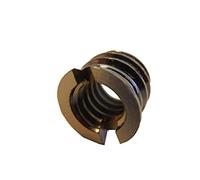 vhbw Mic Stand Screw Adapter 1/4" Inter Thread to 3/8" tripod thread - Converter, Connector, Gold