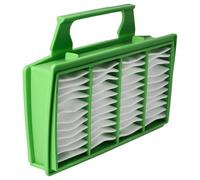 vhbw Micro Hygiene Filter compatible with Sebo Airbelt K1, K Series Vacuum Cleaner - Air Filter, Green, Rectangular