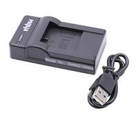 vhbw Micro-USB Charger compatible with Akaso EK7000 Pro, EK7000 Camera Battery + Micro-USB Cable, Charging Indicator
